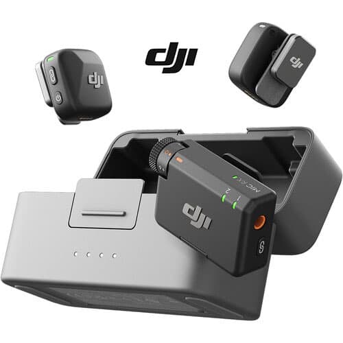 DJI Mic Mini 2-Person Compact Wireless Microphone System for Camera & Smartphone (2.4 GHz)