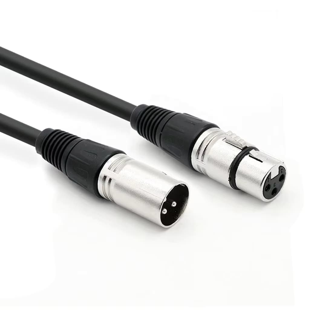 High Quality 3-pin XLR Cables 1M Double Shielded Low Noise Male to Female Balanced XLR Cable Microphone Cable