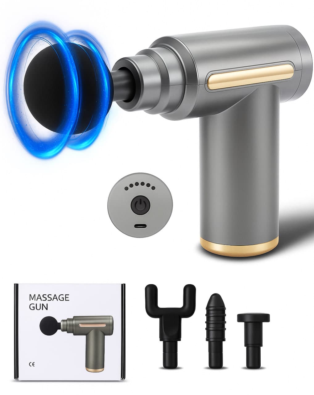 Mini Percussion Massage Gun - Deep Tissue Muscle Recovery & Relief