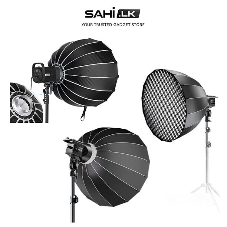 Soft box 90cm Soft Light Box Bowen's Mount Parabolic with Carry Bag for Photography Studio Light